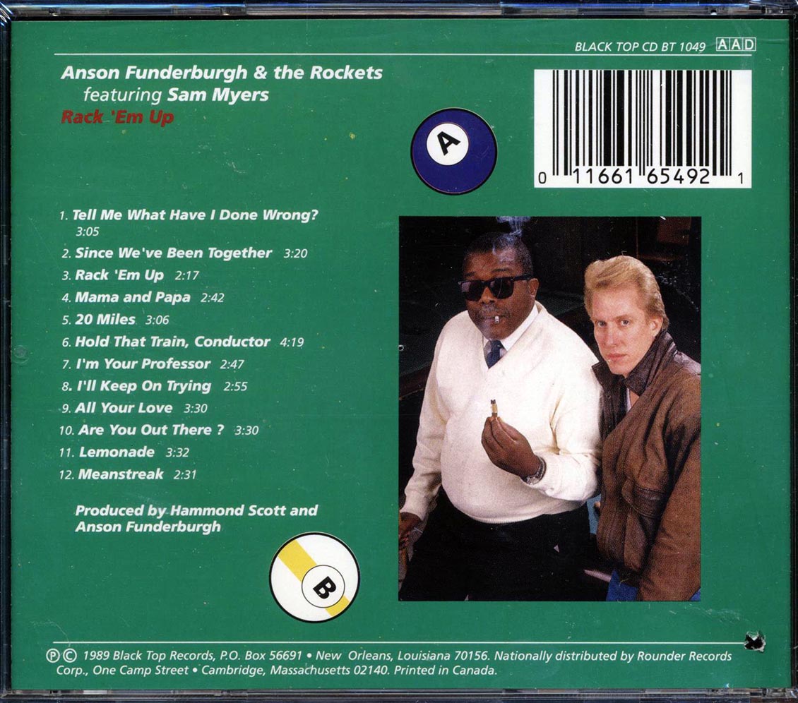 Anson Funderburgh & The Rockets - Rack 'em Up - CD, CD