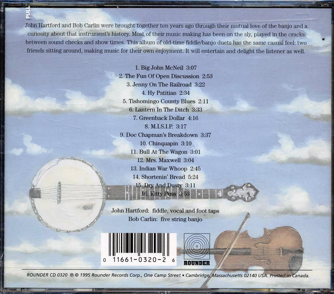 Bob Carlin, John Hartford - The Fun Of Open Discussion (marked/ltd stock) - CD, CD