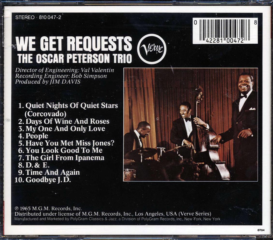 The Oscar Peterson Trio - We Get Requests - CD, CD