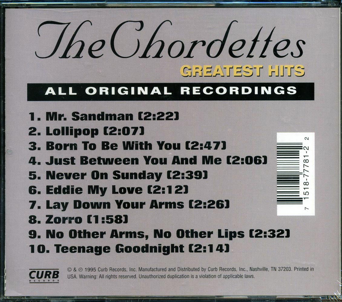 The Chordettes - Greatest Hits - CD, CD