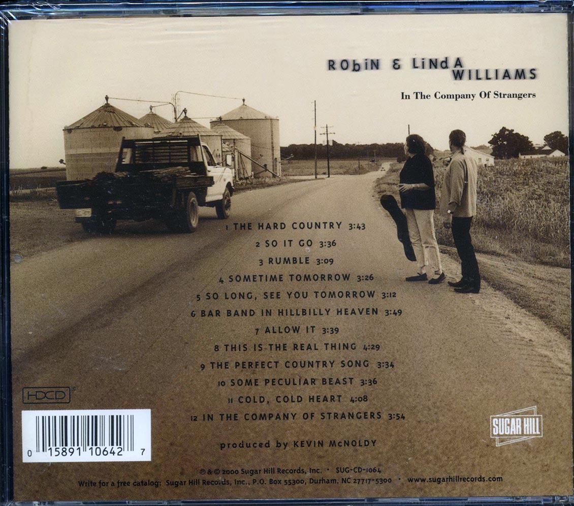 Robin & Linda Williams - In The Company Of Strangers - CD, CD