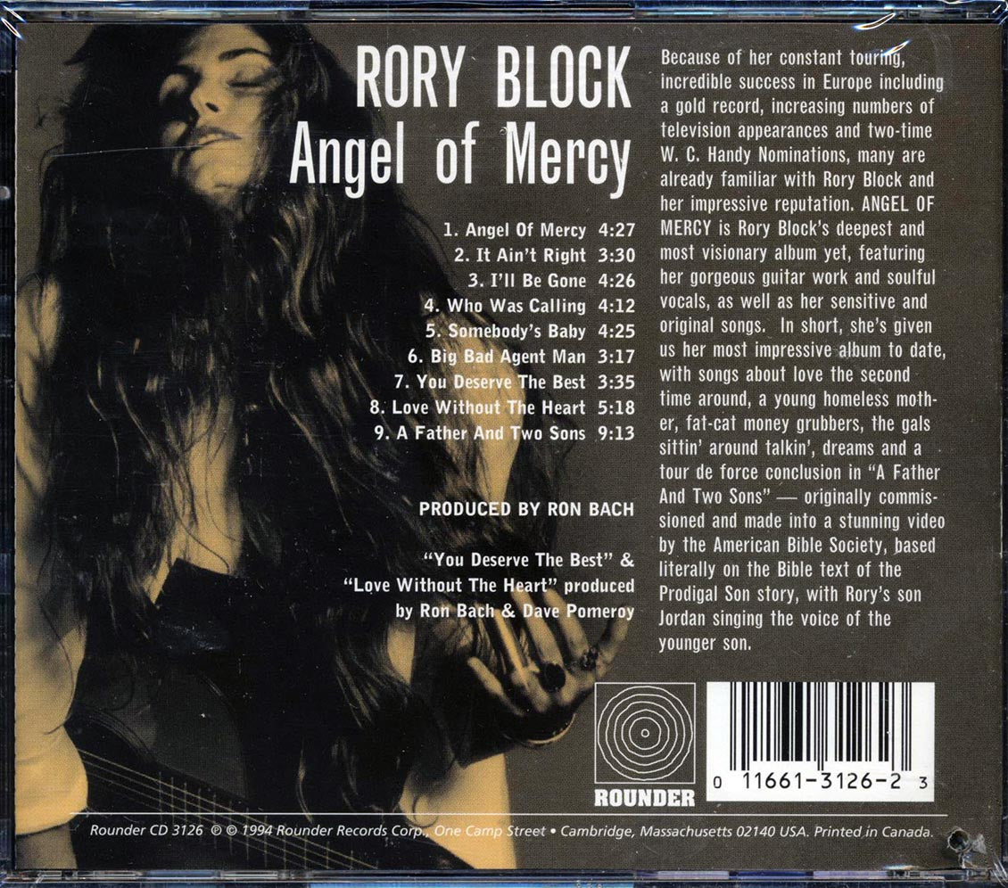 Rory Block - Angel Of Mercy - CD, CD