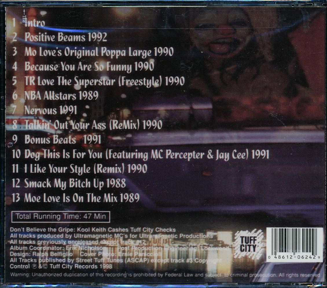 Ultra Magnetic MC's - Smack My Bitch Up - CD, CD