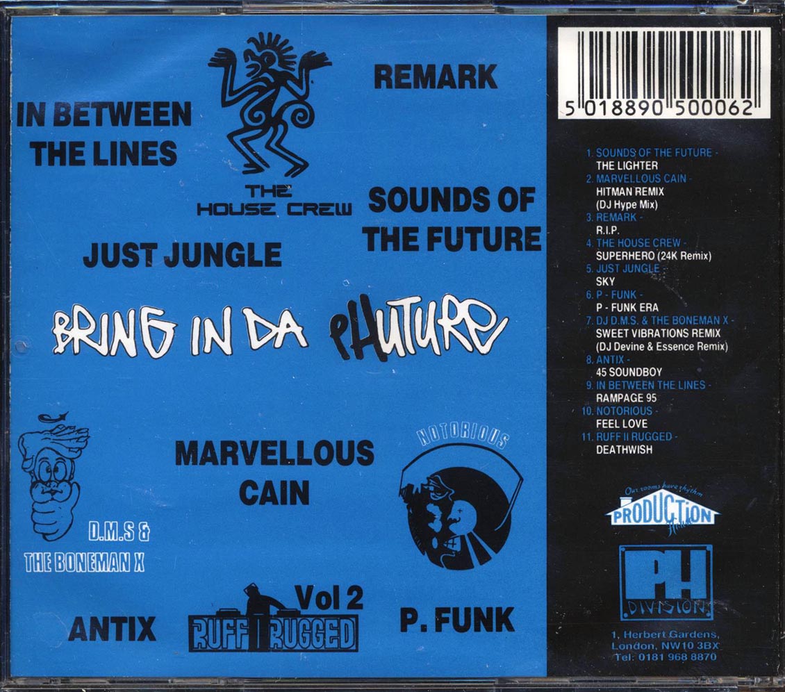 Sounds Of The Future, Marvellous Cain, Remark, Etc. - PH Division: The Best Of Jungle 4 - CD, CD