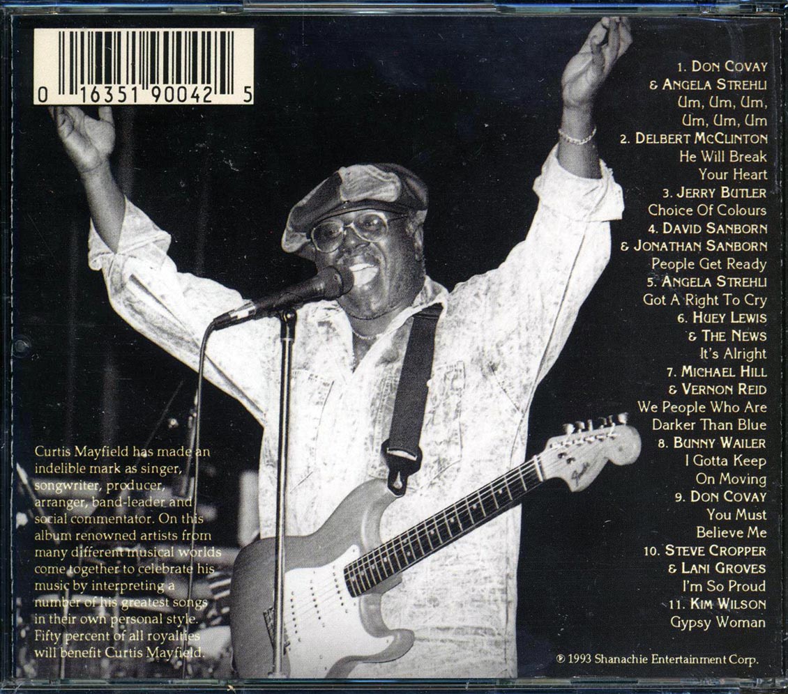 Huey Lewis & The News, Delbert McClinton, Jerry Butler, Angela Strehli, Etc. - People Get Ready: A Tribute To Curtis Mayfield - CD, CD