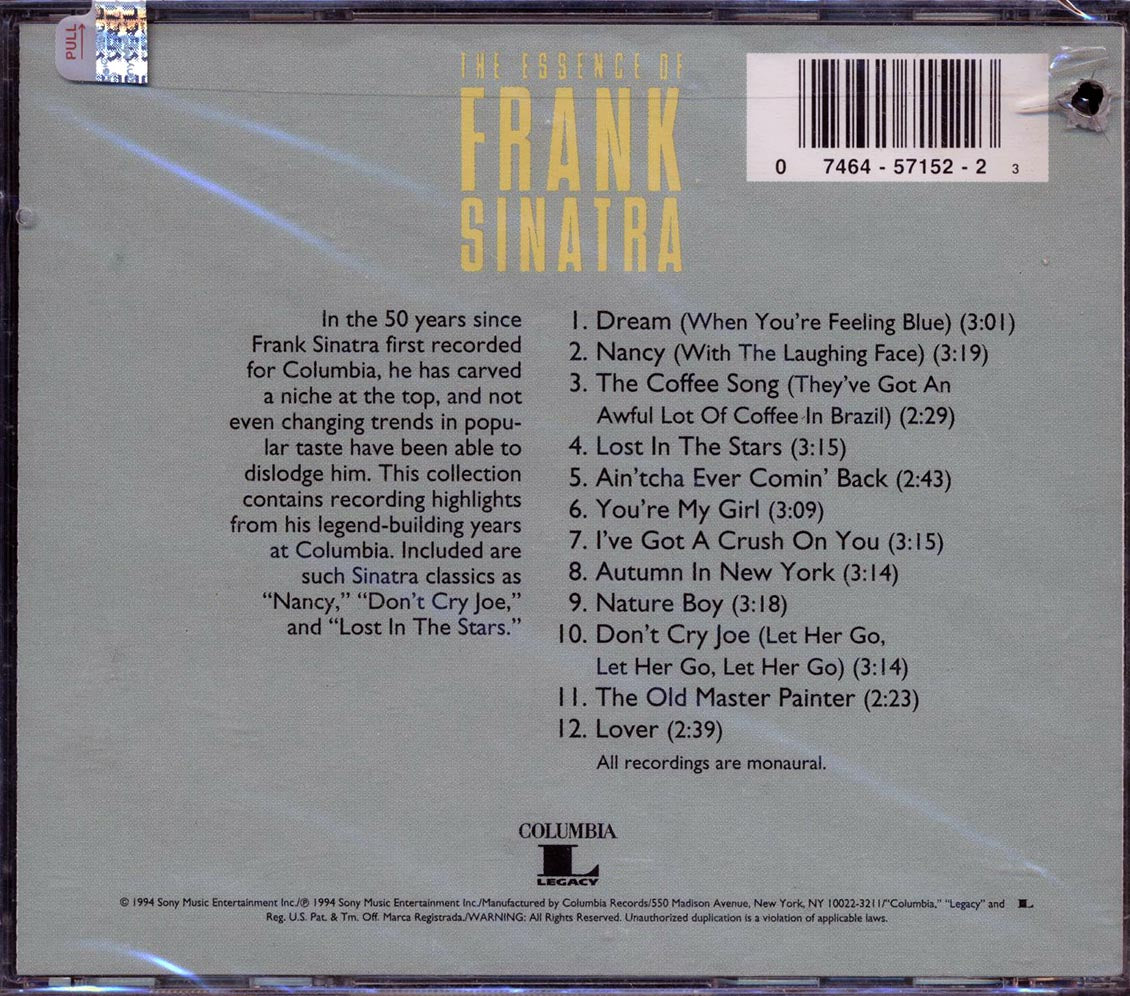 Frank Sinatra - The Essence Of Frank Sinatra (marked/ltd stock) - CD, CD