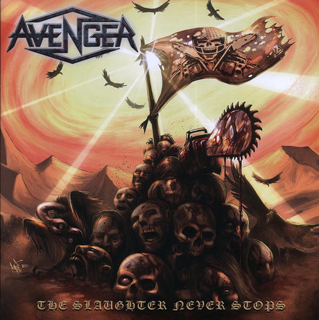 Avenger - The Slaughter Never Stops (ltd. ed.) (red vinyl) - Vinyl LP, LP