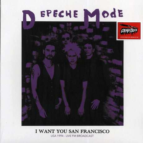 Depeche Mode - I Want You San Francisco: USA 1994 Live FM Broadcast (ltd. 300 copies made) (colored vinyl) - Vinyl LP, LP