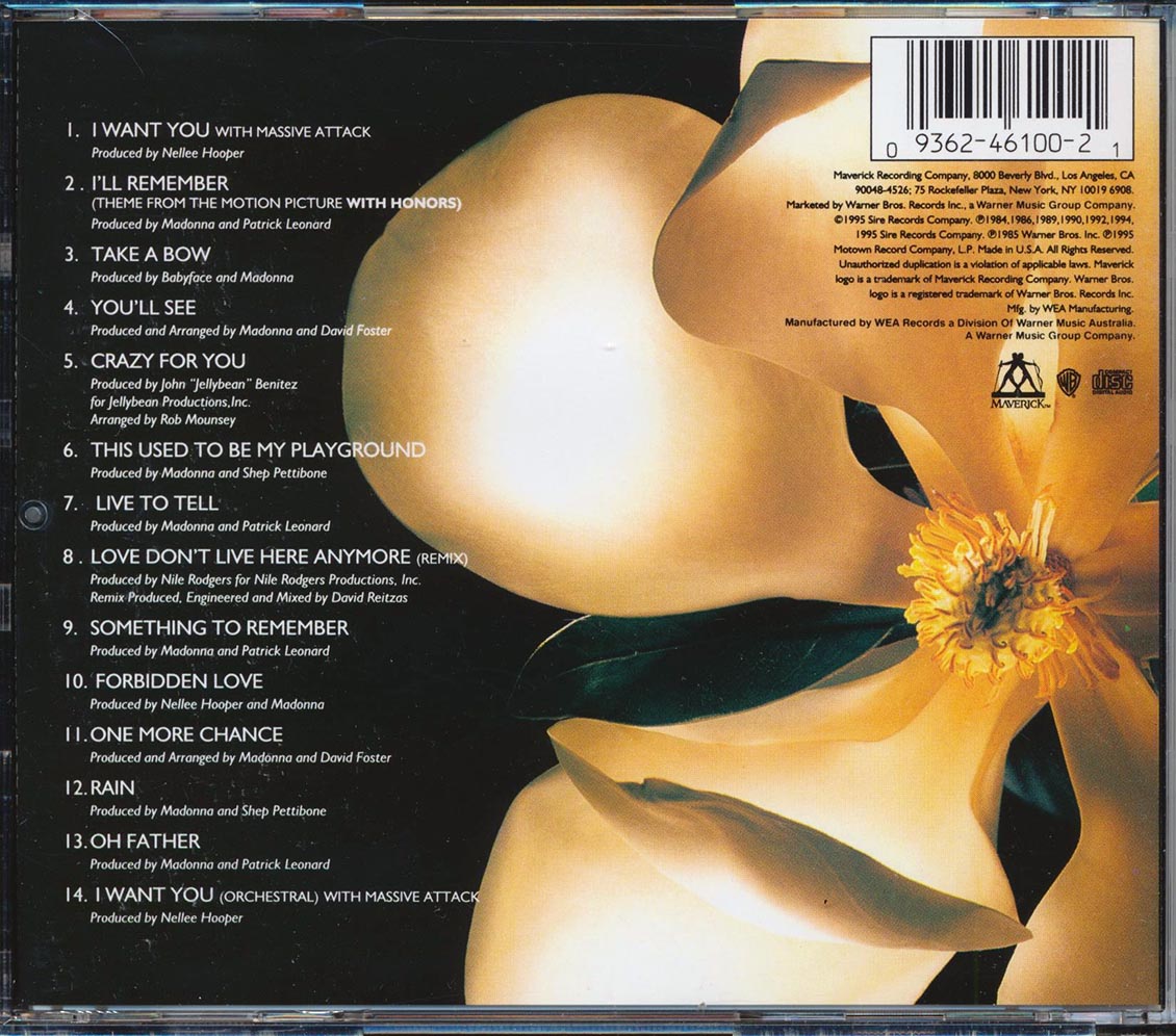 Madonna  - Something To Remember - CD, CD