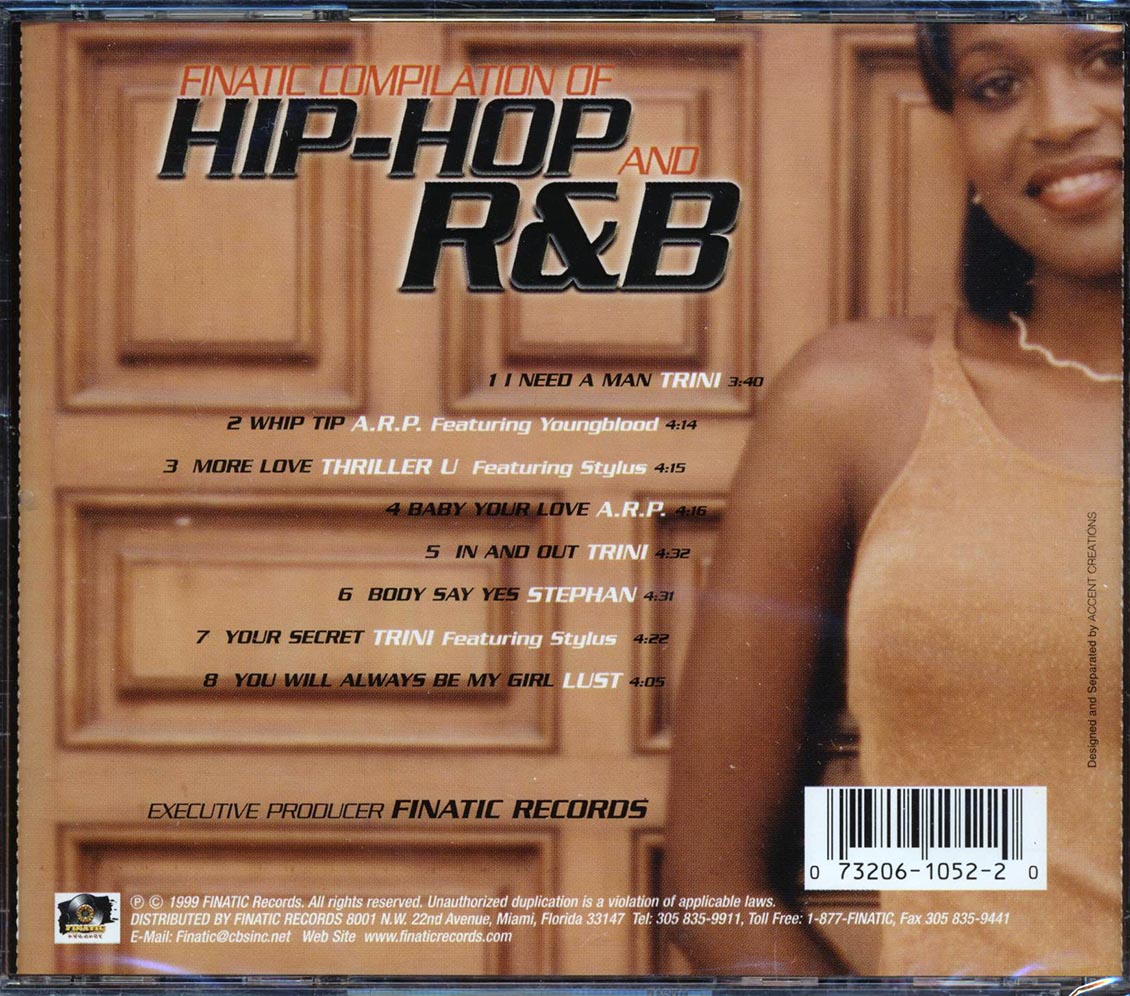 Trini Jacobs, ARP, Thriller U, Etc. - Finatic Compilation Of Hip-Hop And R&B - CD, CD