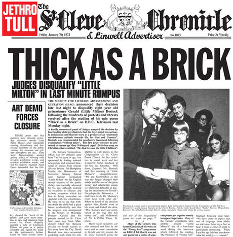 Thick As A Brick, Jethro Tull, LP
