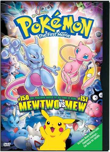 Pokemon The Movie 1: Mewtwo Strikes Back, Pokemon The Movie 1: Mewtwo Strikes Back, DVD