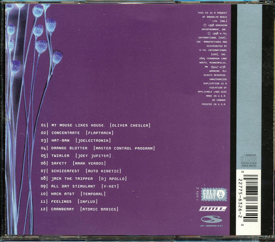 The Horrorist, Flaptrack, Joey Jupiter, Etc. - In The Mix: Techno - CD, CD