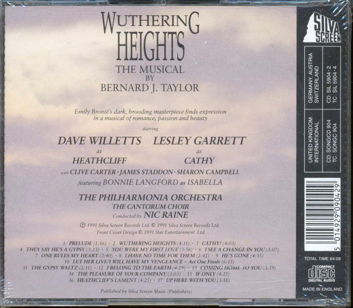 Bernard J Taylor  - Wuthering Heights The Musical - CD, CD