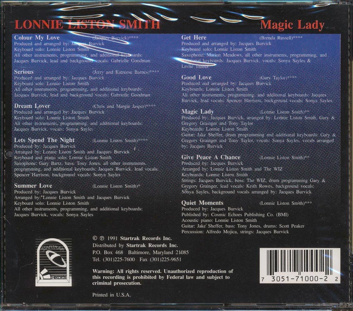 Lonnie Liston Smith - Magic Lady - CD, CD