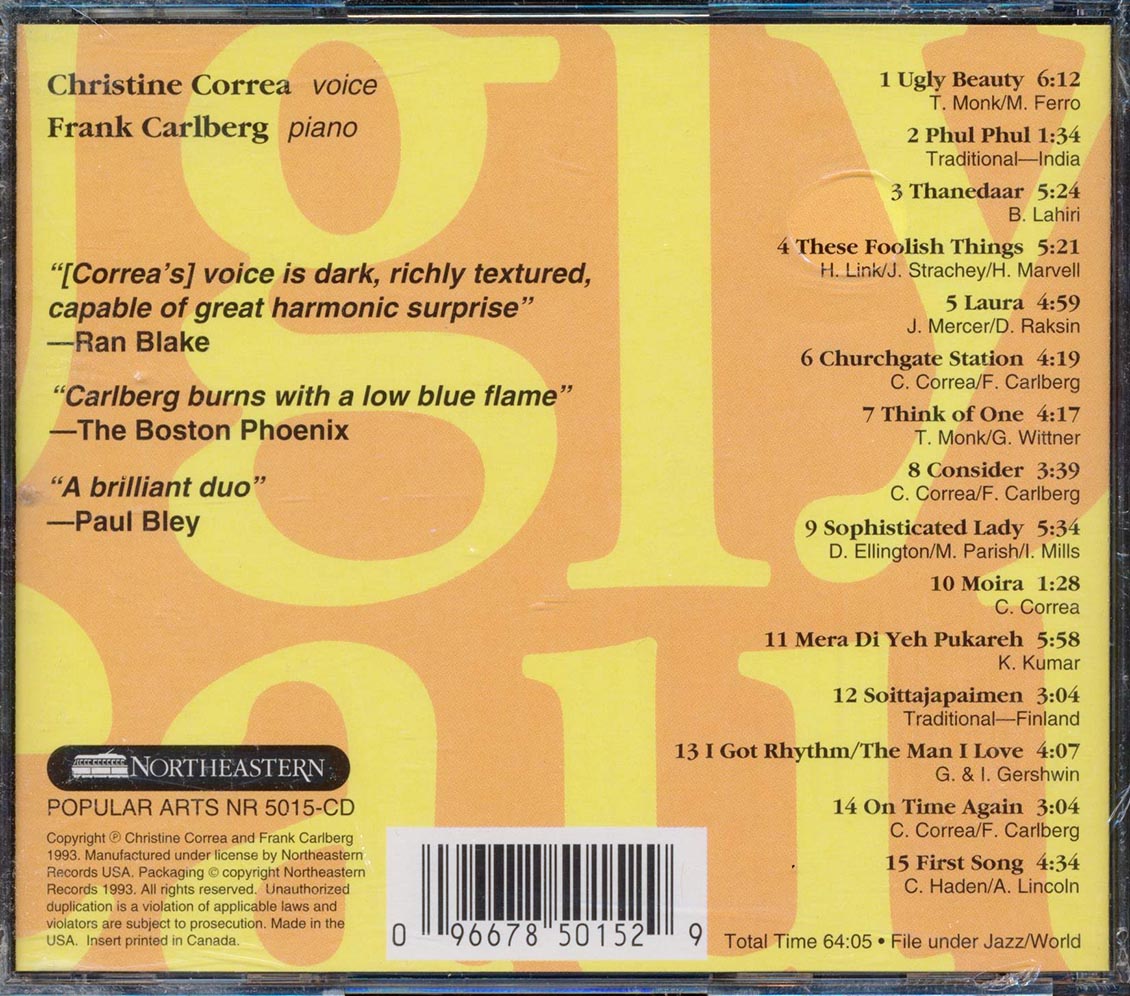 The Correa Carlberg Duo - Ugly Beauty - CD, CD