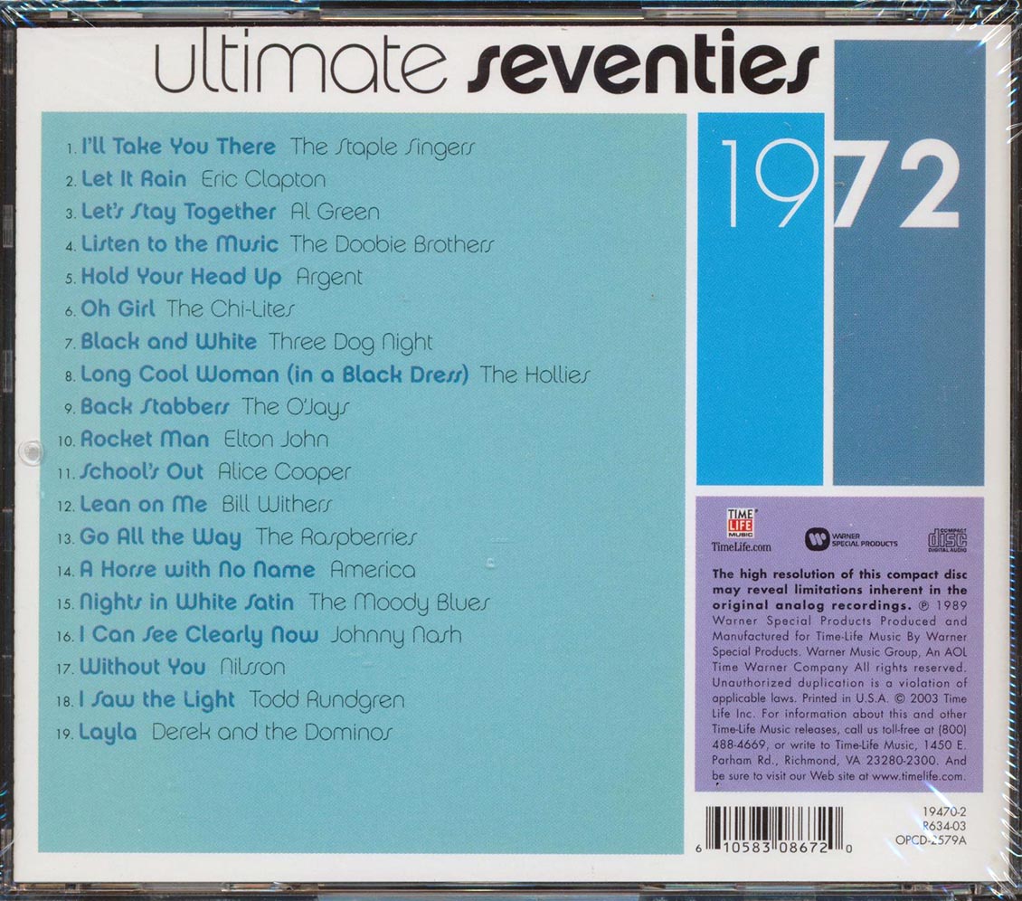 The Staple Singers, Eric Clapton, Al Green, Etc. - 1972 - CD, CD