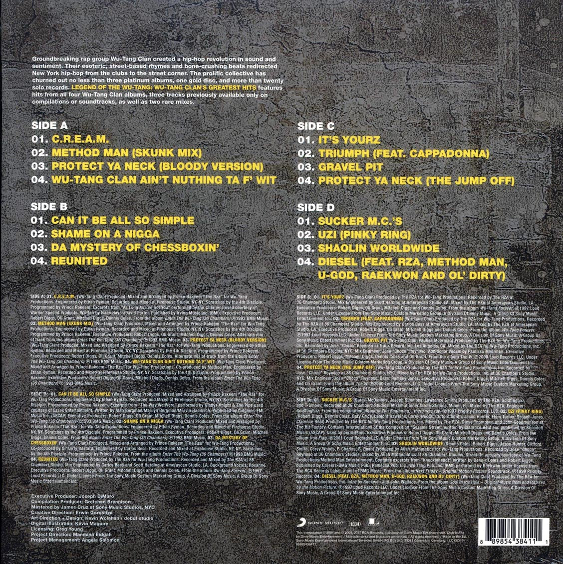 Wu-Tang Clan - Legend Of The Wu-Tang Clan: Wu-Tang Clan's Greatest Hits (2xLP) - Vinyl LP, LP