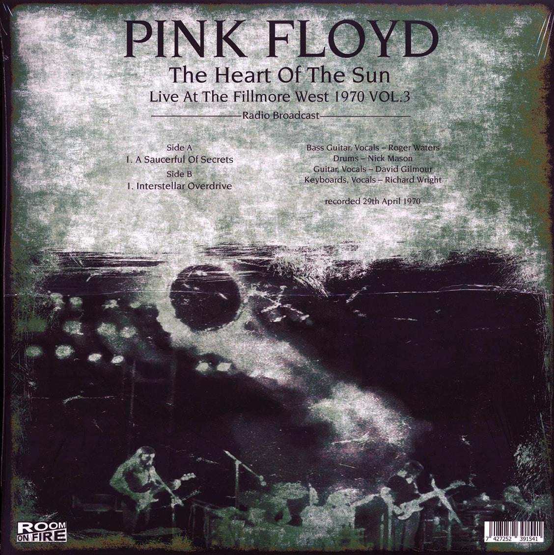Pink Floyd - The Heart Of The Sun Volume 3: Live At The Fillmore West 1970 - Vinyl LP, LP