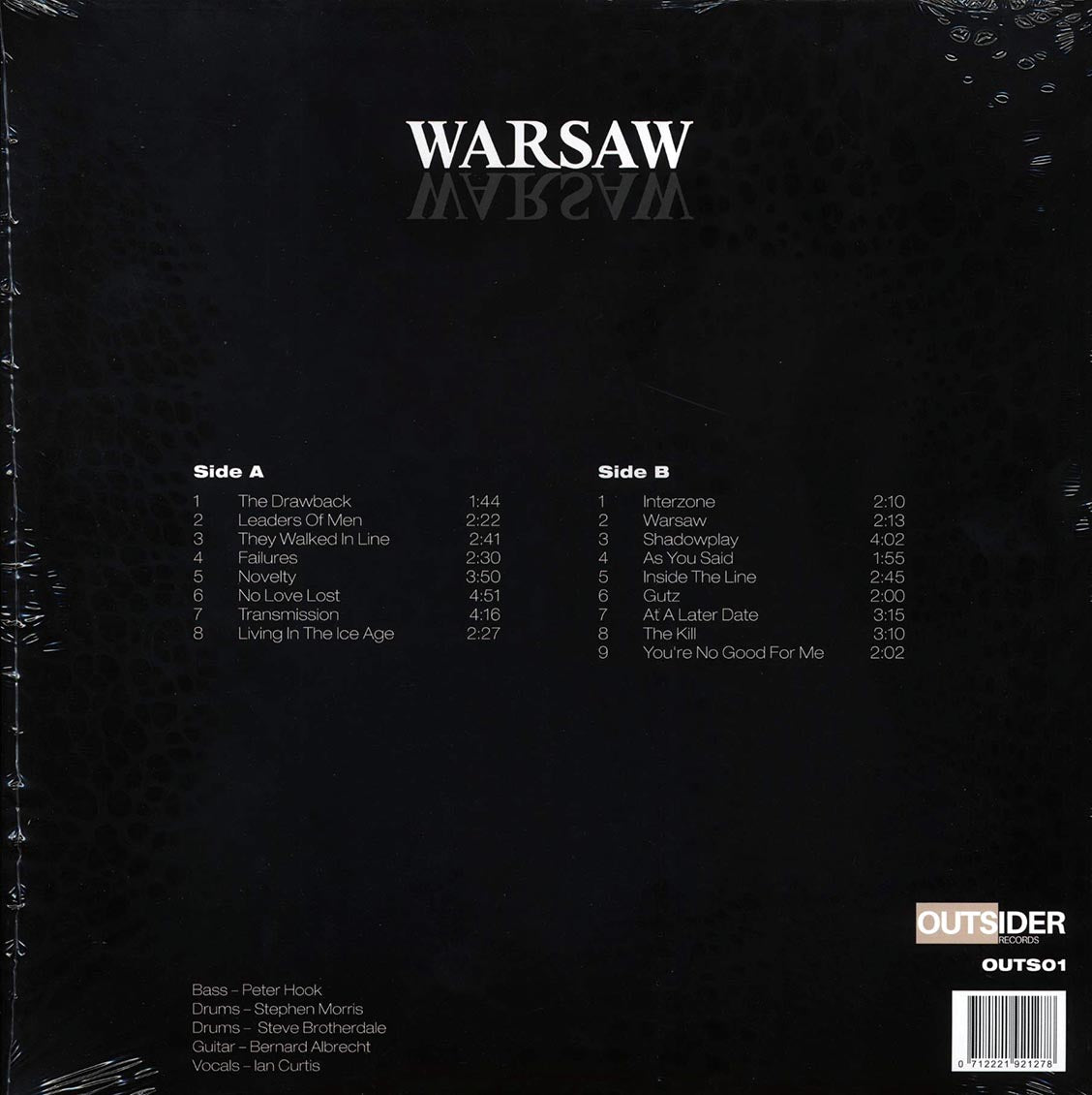 Warsaw - Warsaw (180g) (colored vinyl) - Vinyl LP, LP
