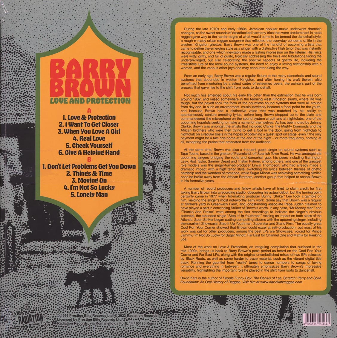 Barry Brown - Love And Protection - Vinyl LP, LP
