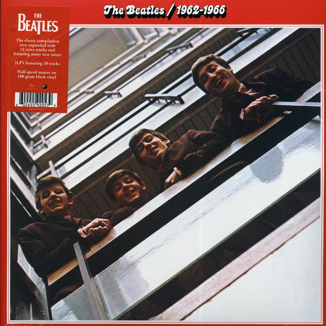 The Beatles - 1962-1966 (The Red Album) (2023 German Pressing) (+12 bonus tracks) (3xLP) (180g) (remastered) - Vinyl LP
