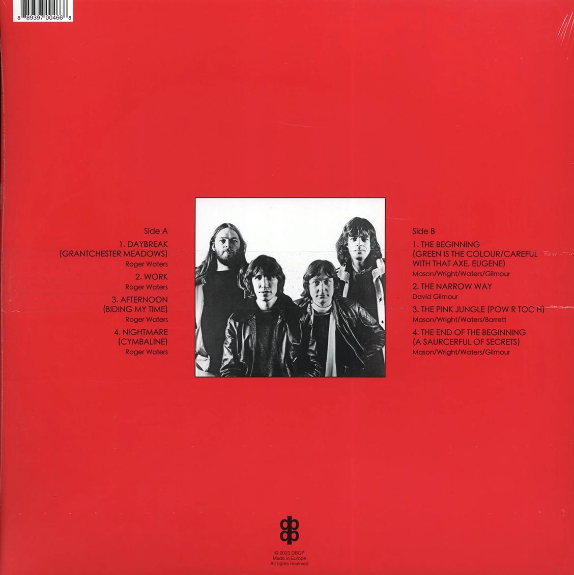 Pink Floyd - Live At Concertgebouw, Amsterdam, Netherlands, September 17, 1969 - Vinyl LP, LP