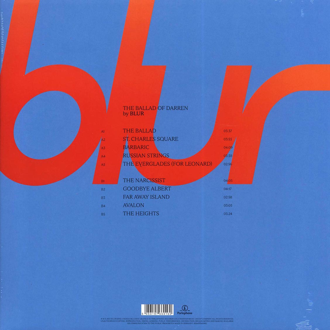 Blur - The Ballad Of Darren (180g) - Vinyl LP, LP