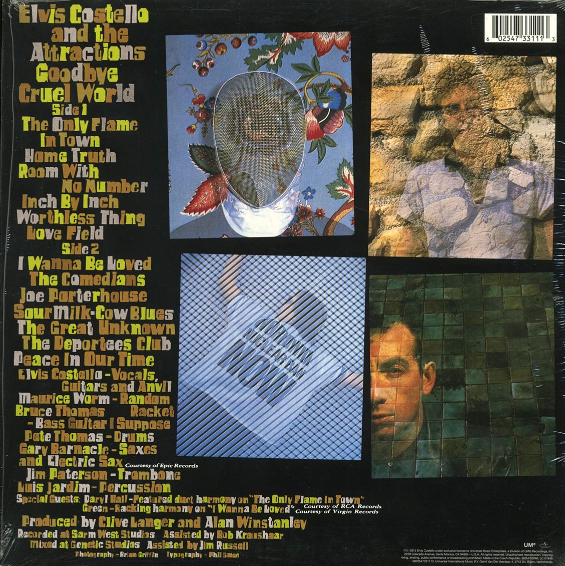 Elvis Costello & The Attractions - Goodbye Cruel World (180g) - Vinyl LP, LP