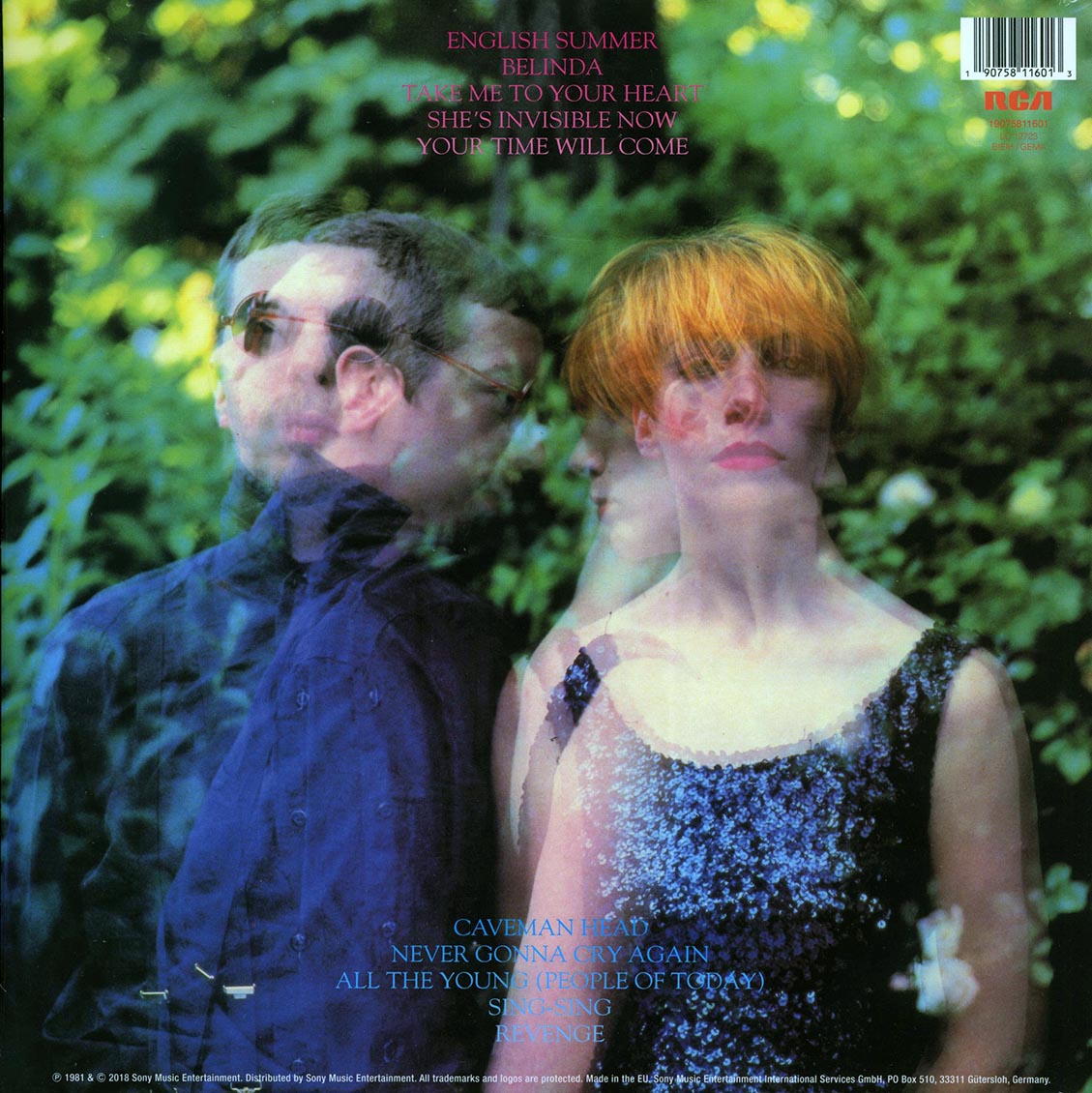 Eurythmics - In The Garden (incl. mp3) (incl. wav) (180g) (remastered) - Vinyl LP, LP