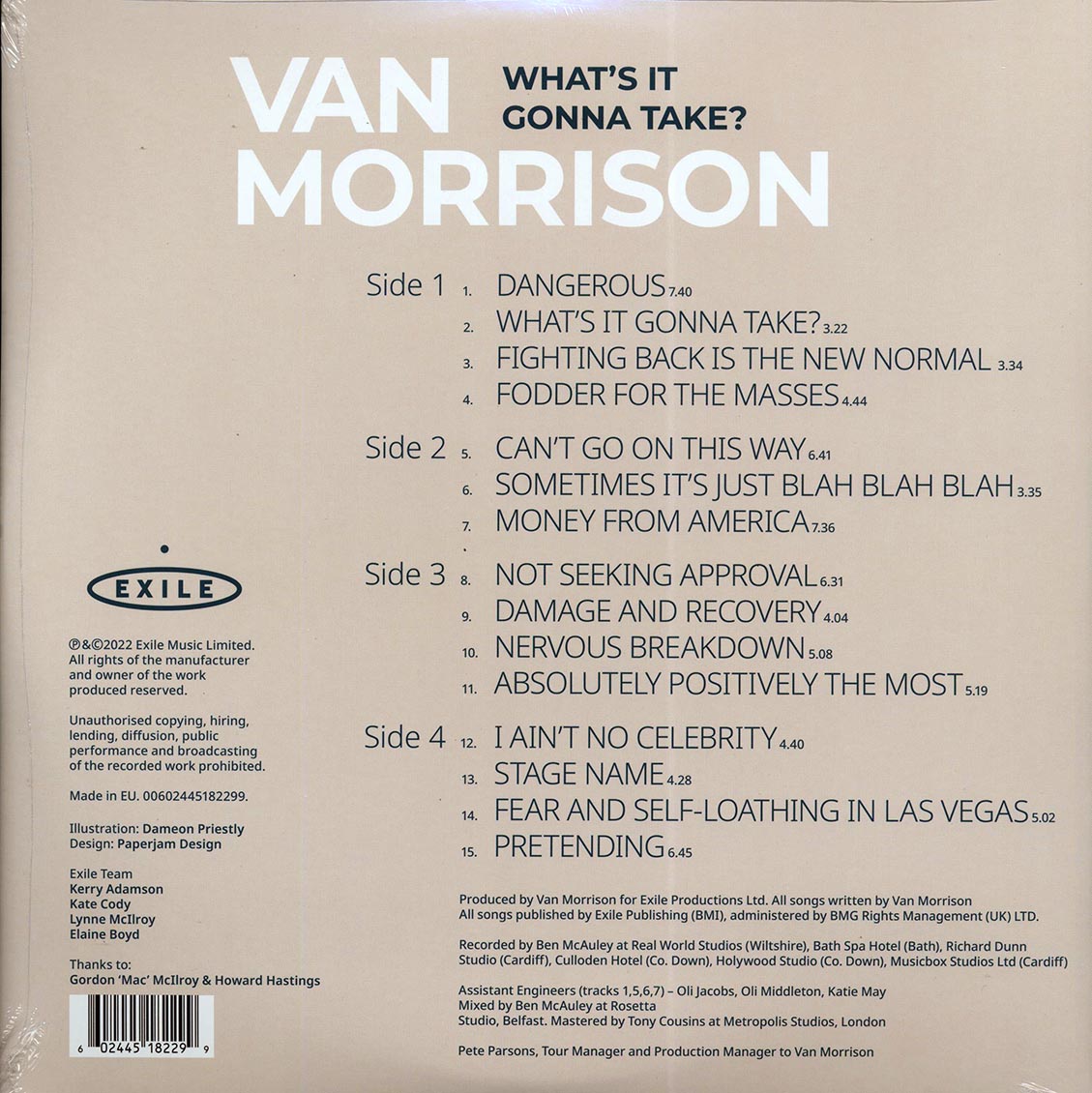 Van Morrison - What's It Gonna Take? (ltd. ed.) (2xLP) (grey vinyl) - Vinyl LP, LP