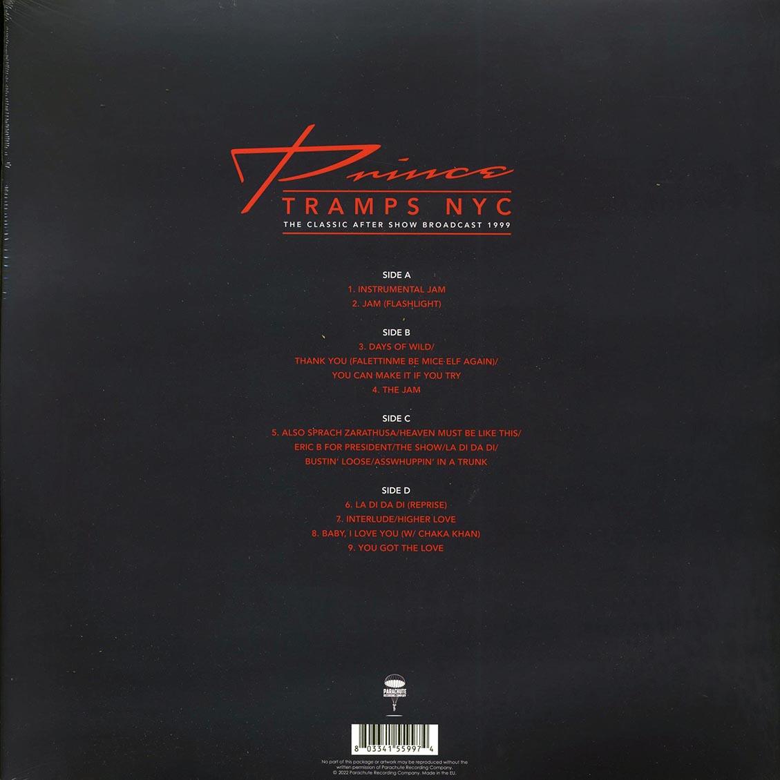 Prince - Prince Tramps NYC: The Classic After Show Broadcast 1999 (2xLP) - Vinyl LP, LP
