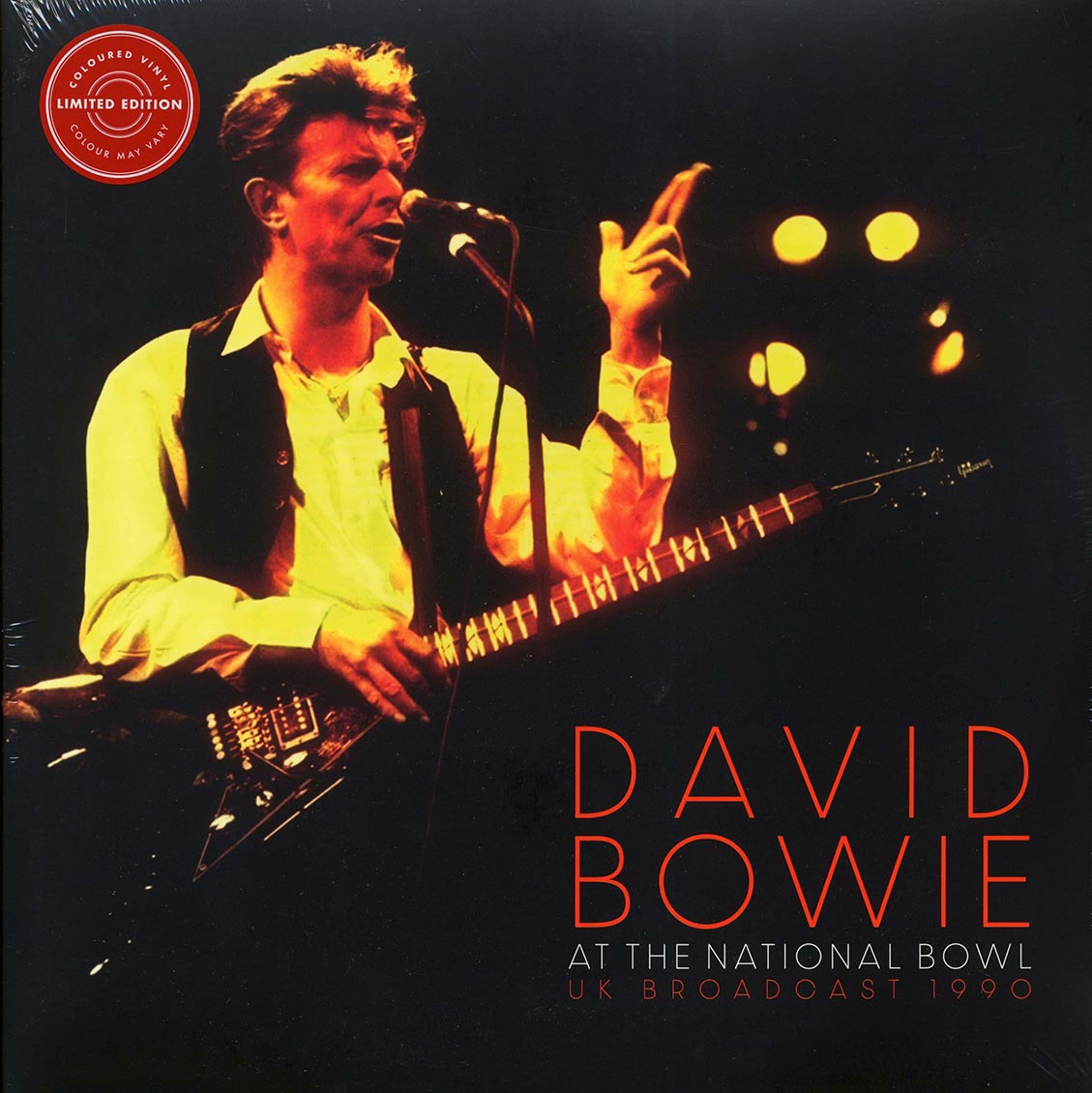 David Bowie - At The National Bowl UK Broadcast 1990: Milton Keynes, England, August 5th 1990 (ltd. ed.) (2xLP) (white vinyl) - Vinyl LP