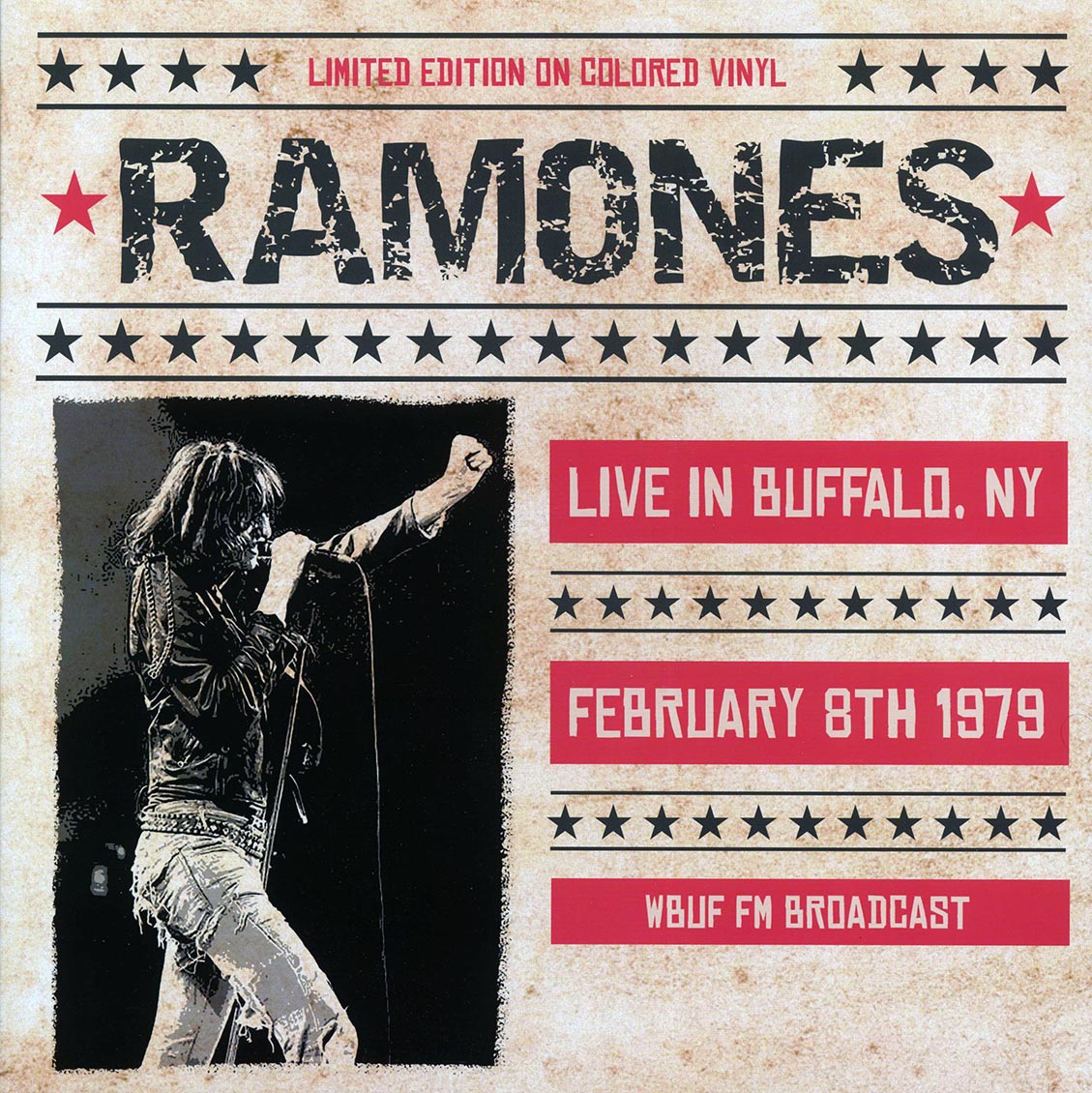 The Ramones - Live In Buffalo NY, February 8th 1979 WBUF FM Broadcast (pink vinyl) - Vinyl LP