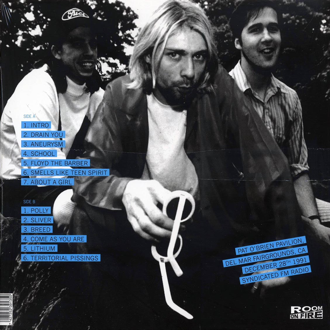 Nirvana - Pat O'Brien Pavilion Del Mar Fairgrounds: The Broadcast 1991 December 28th (ltd. ed.) (turquoise vinyl) - Vinyl LP, LP