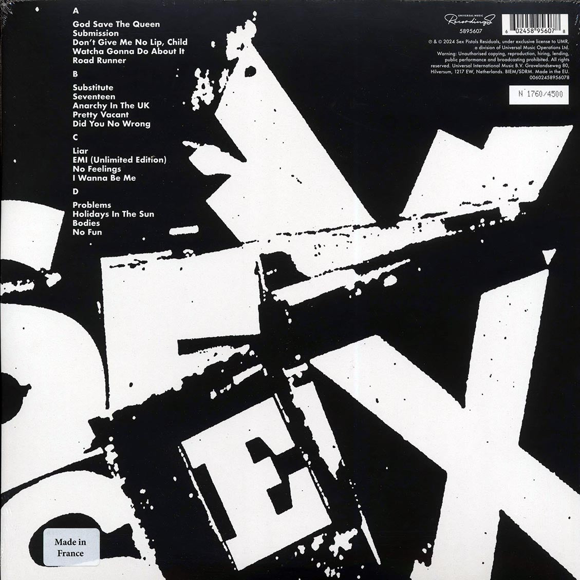 Sex Pistols - The Filth And The Fury (RSD 2024) (numbered ltd.ed.) (2xLP) (colored vinyl) - Vinyl LP, LP