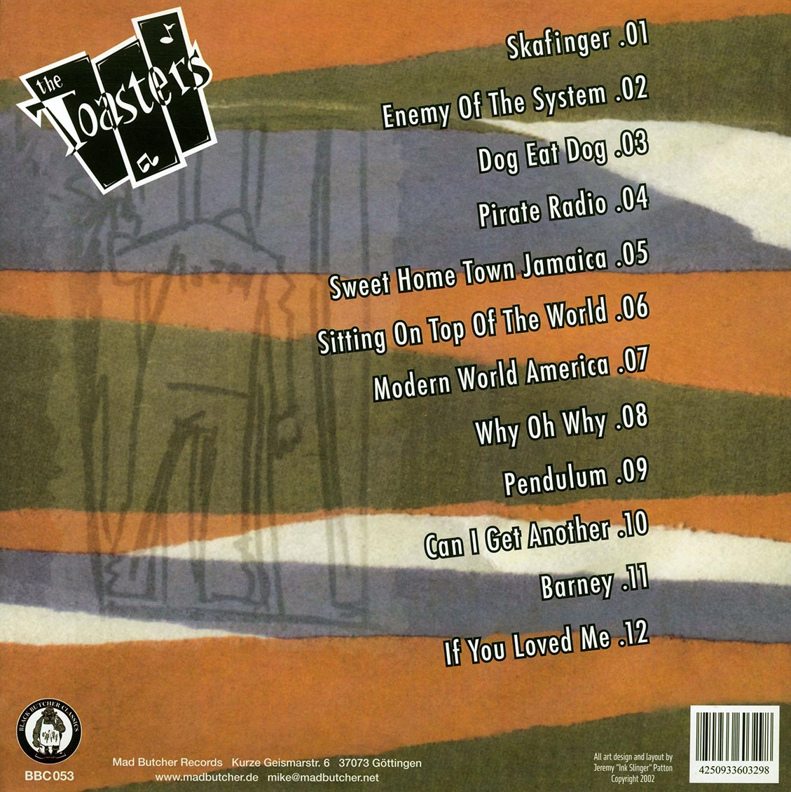 The Toasters - Enemy Of The System - Vinyl LP, LP
