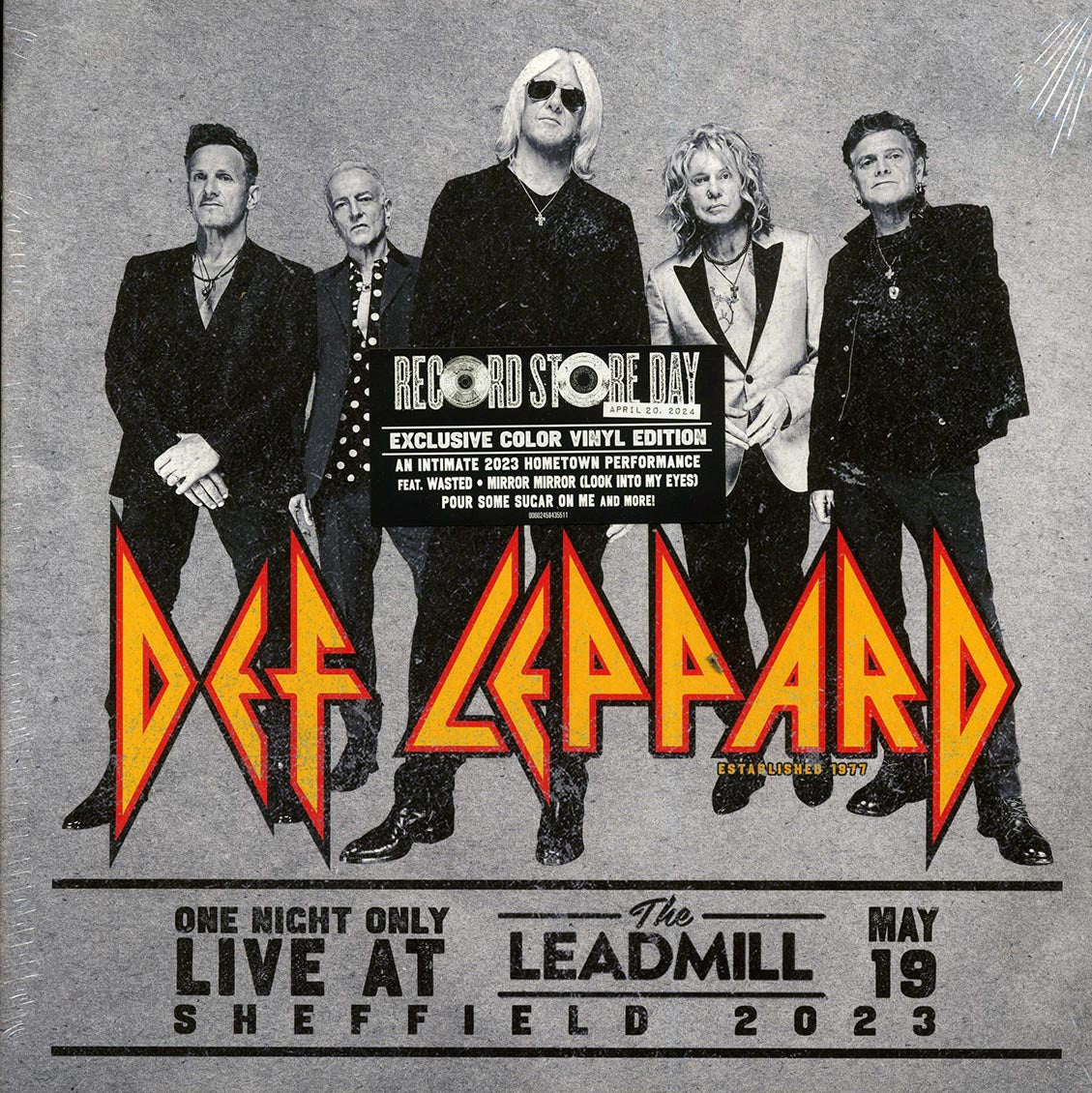 Def Leppard - One Night Only: Live At The Leadmill 2023 (RSD 2024) (ltd. ed.) (2xLP) (grey vinyl) - Vinyl LP