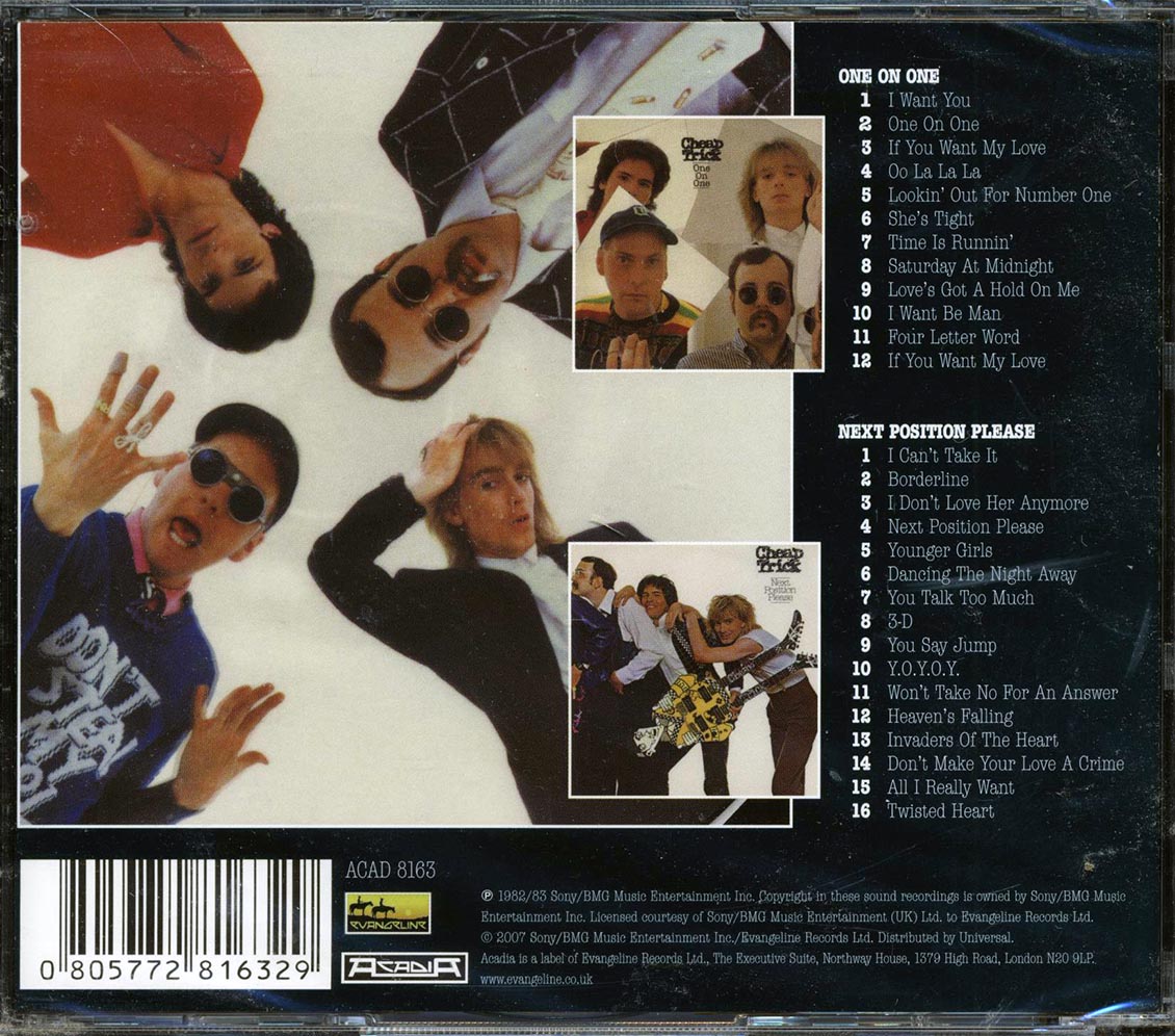 Cheap Trick - One On One + Next Position Please (2 albums on 1 CD) (28 tracks) - CD, CD