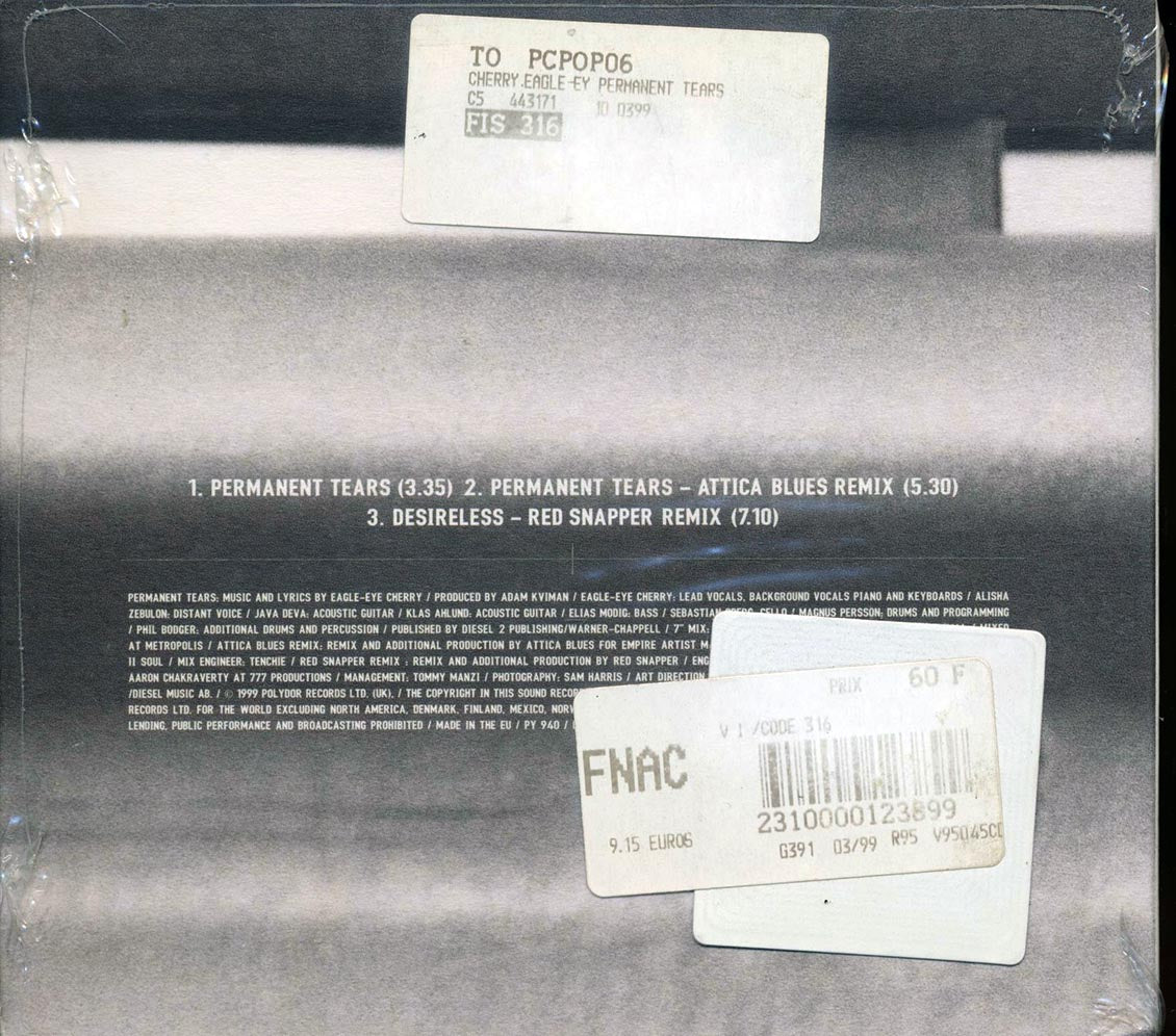 Eagle-Eye Cherry - Permanent Tears - CD, CD