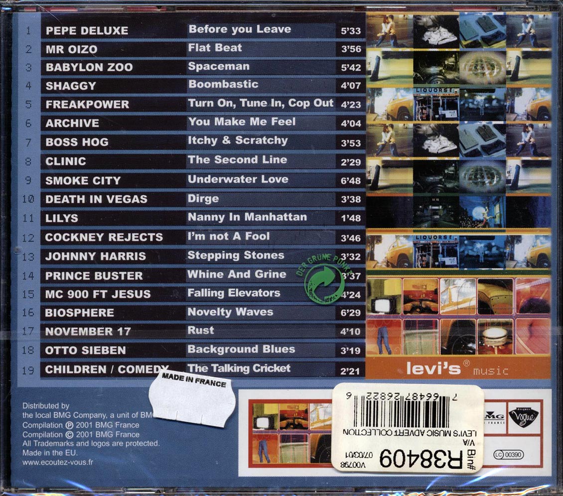 Prince Buster, Shaggy, Archive, Death In Vegas, Etc. - Levi's Music - CD, CD