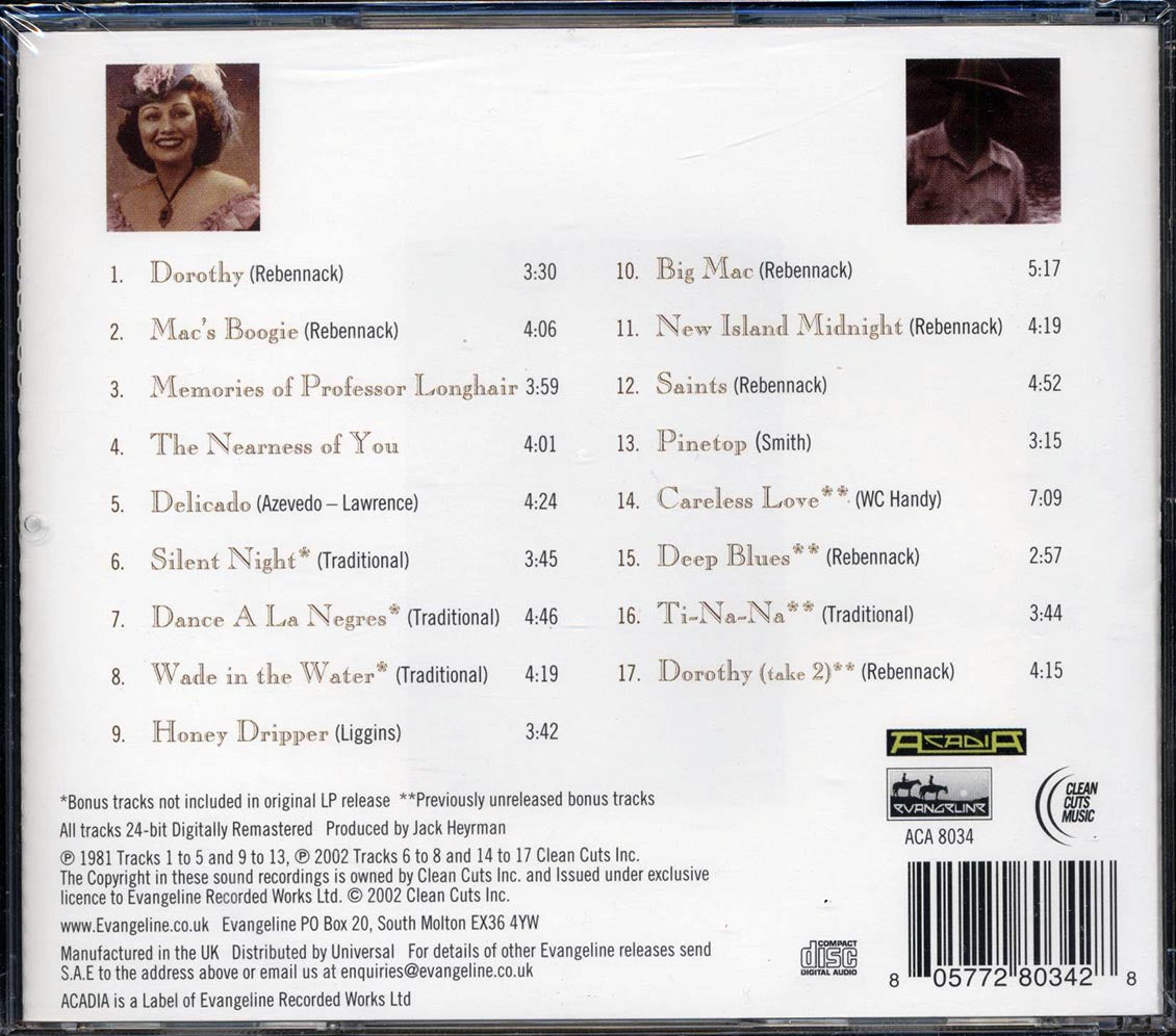 Dr. John - Dr. John Plays Mac Rebennack: The Legendary Sessions Volume 1 - CD, CD