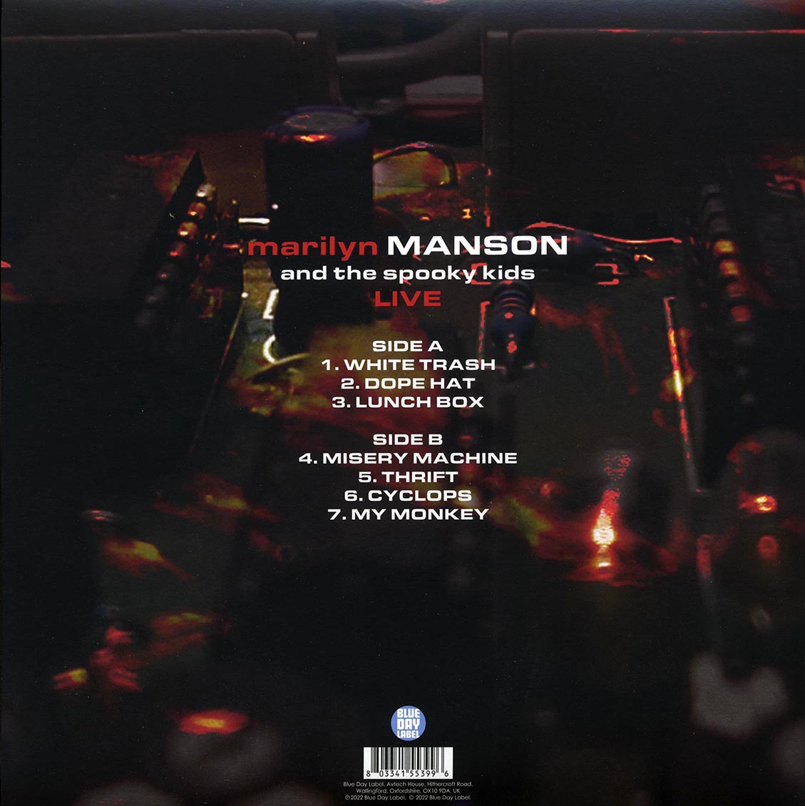 Marilyn Manson & The Spooky Kids - Live: Fort Lauderdale, Florida 1990 (ltd. ed.) (colored vinyl) - Vinyl LP, LP