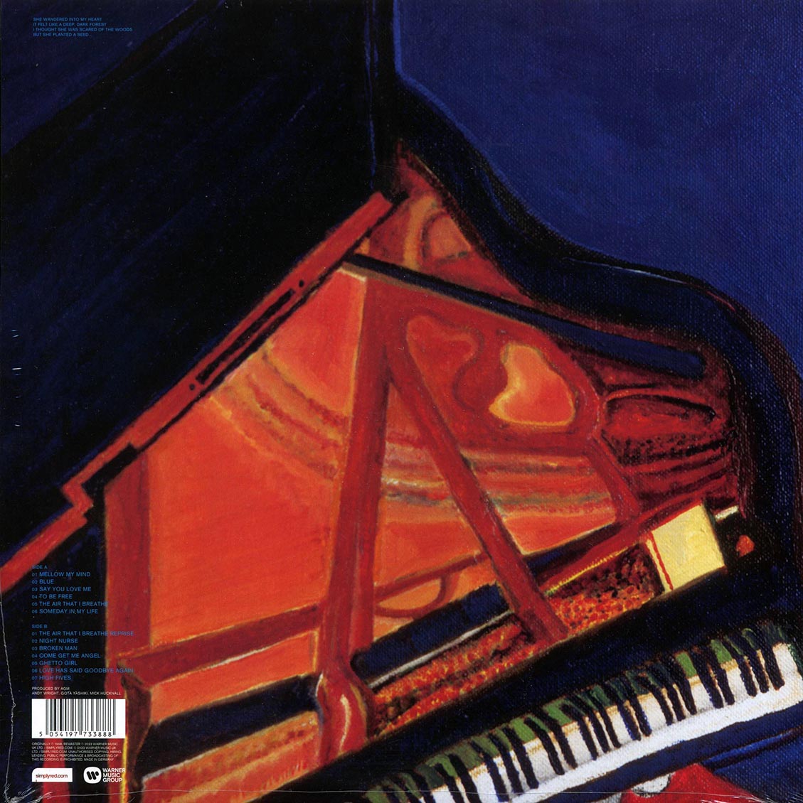 Simply Red - Blue (25th Anniv. Ed.) (remastered) (blue vinyl) - Vinyl LP, LP