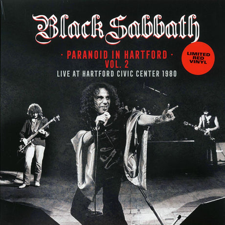 Black Sabbath - Paranoid In Hartford Volume 2: Live At Hartford Civic Center, Hartford Connecticut August 10th 1980 (red vinyl) - Vinyl LP, LP
