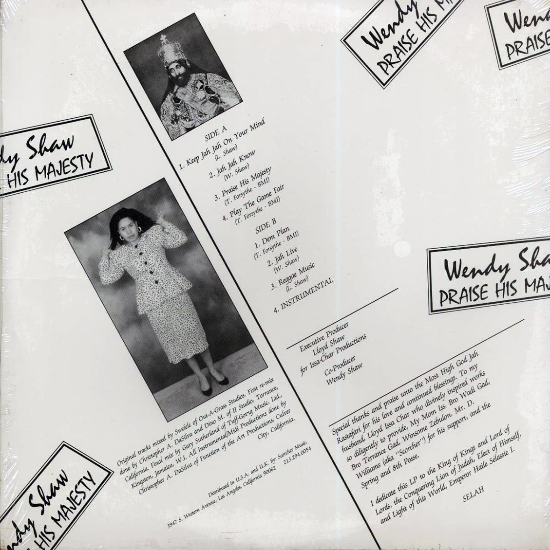 Wendy Shaw - Praise His Majesty (1989 FIRST PRESS) (US press) (orig. press) - Vinyl LP, LP