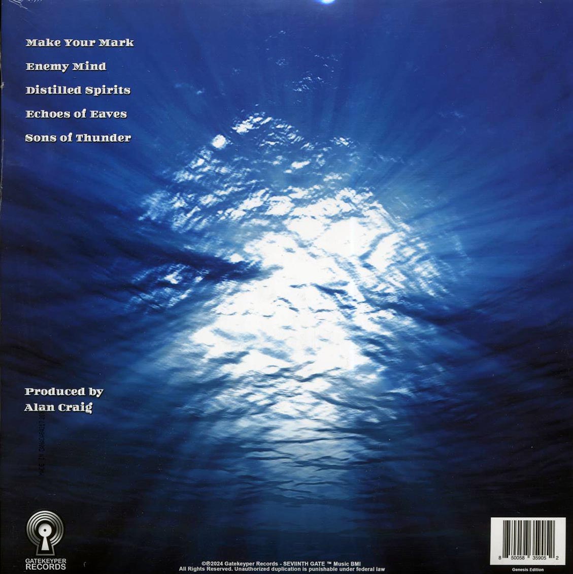 Seviinth Gate - Face Of The Deep (ltd. ed.) (blue vinyl) - Vinyl LP, LP
