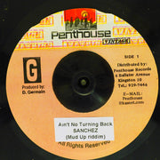 Sanchez - Ain't No Turning Back  /  Version (rhythm: "Mud Up AKA Chaka Demus - Workie Workie") - 7"