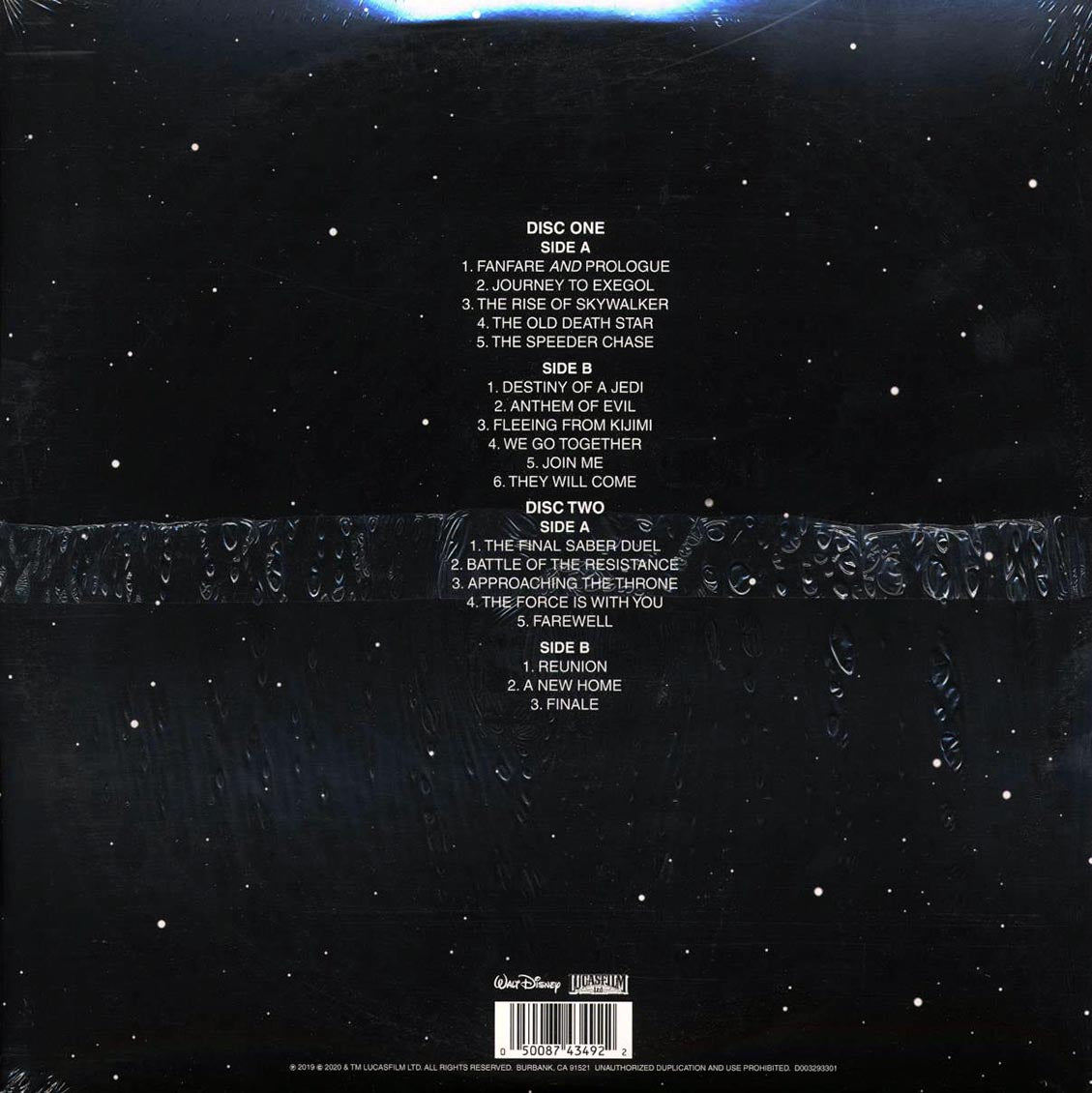 John Williams - Star Wars: The Rise Of Skywalker Original Motion Picture Soundtrack (2xLP) (180g) - Vinyl LP, LP