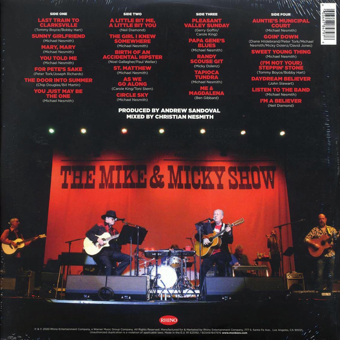 The Monkees - Live: The Mike & Micky Show (2xLP) - Vinyl LP, LP